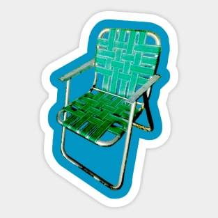 Lawnchairs Are Everywhere - design no.2 Sticker